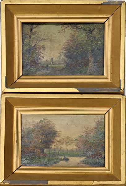 Okänd konstnär, Holland, 1900-tal, oljemålningar, 1 par, _8553a_8d90419ae524ce4_lg.jpeg