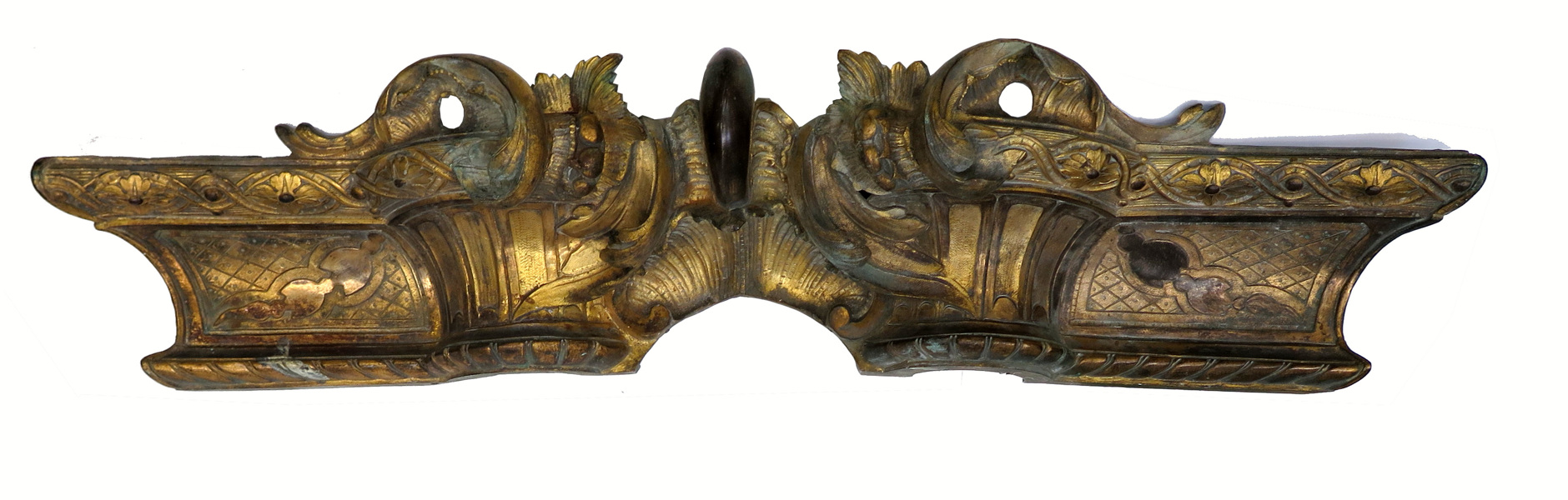 Krön (till öppen spis?), förgylld brons, Louis XVI-stil, 1800-talets 2 hälft, _8811a_8d90eef8620144e_lg.jpeg