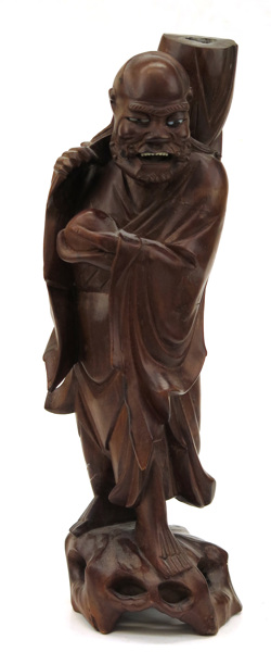 Skulptur, skuren hardwood och ben, Kina, 1900-talets mitt, 1 av de odödliga,_9048a_8d9193f4b6fbeb8_lg.jpeg
