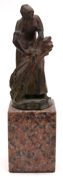 Eriksson, Christian, skulptur, patinerad brons, "Kärvbinderska",_9403a_8d91eb1f6c35099_lg.jpeg