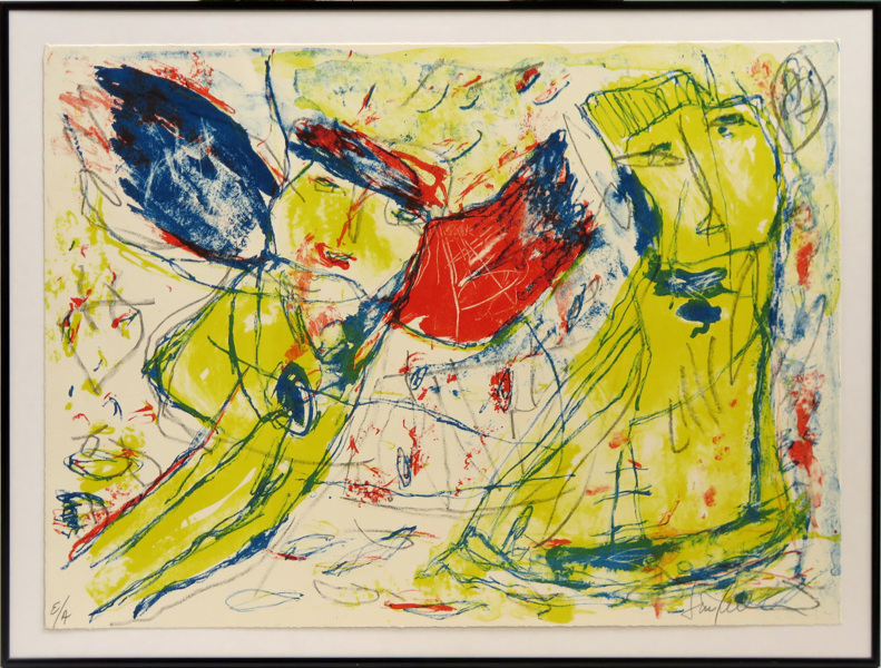 Okänd fransk konstnär, 1960-tal, färglito, komposition, otydligt signerad EA, _9871a_8d921132a21dcd8_lg.jpeg
